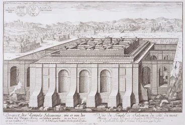 The Temple of Solomon, Jerusalem, from 